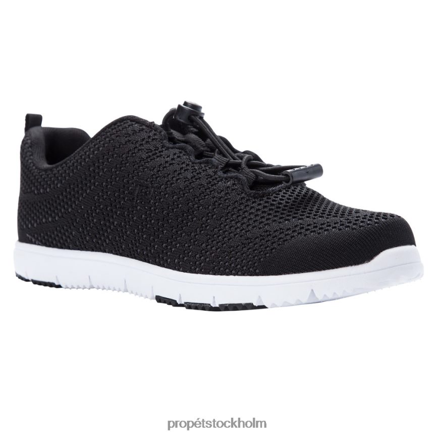 energisk kvinnor Propet 86NJ0H100 travelwalker evo svart/korallgrå/denim lt blå