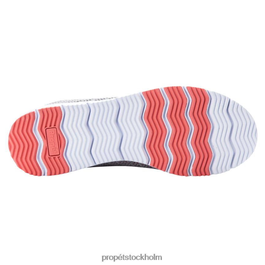 energisk kvinnor Propet 86NJ0H100 travelwalker evo svart/korallgrå/denim lt blå