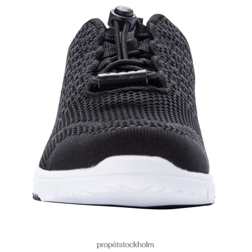 energisk kvinnor Propet 86NJ0H100 travelwalker evo svart/korallgrå/denim lt blå