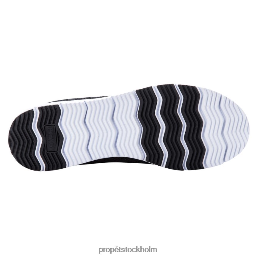 energisk kvinnor Propet 86NJ0H100 travelwalker evo svart/korallgrå/denim lt blå