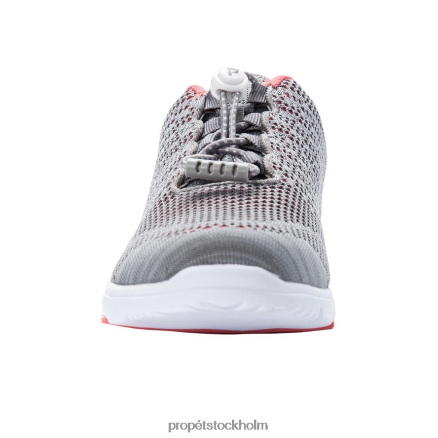 energisk kvinnor Propet 86NJ0H100 travelwalker evo svart/korallgrå/denim lt blå