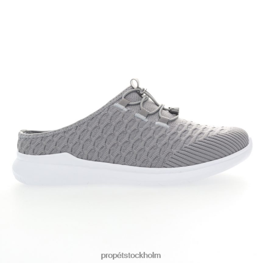 energisk kvinnor Propet 86NJ0H101 resebunden rutschkana babyblå/svart/grå/vit tusensköna