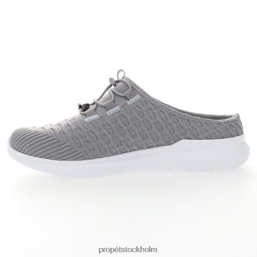 energisk kvinnor Propet 86NJ0H101 resebunden rutschkana babyblå/svart/grå/vit tusensköna