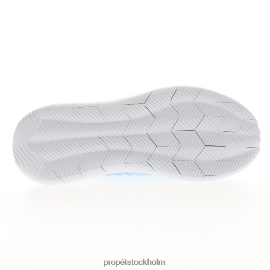 energisk kvinnor Propet 86NJ0H101 resebunden rutschkana babyblå/svart/grå/vit tusensköna