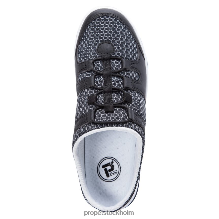 energisk kvinnor Propet 86NJ0H104 reseaktiv rutschbana svart/blå/grå/sand