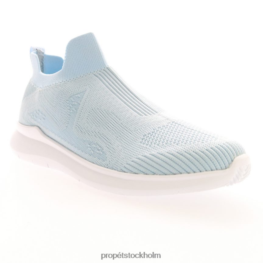 energisk kvinnor Propet 86NJ0H82 färdbunden slipon babyblå/svart/grå/sand