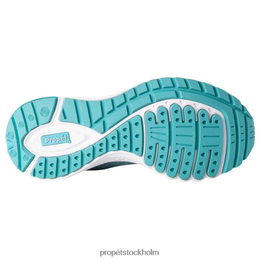 energisk kvinnor Propet 86NJ0H91 ett grå mint/svart silver/blått silver