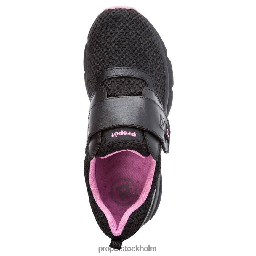 energisk kvinnor Propet 86NJ0H92 stabilitet x rem svart/svart bär/lit grå