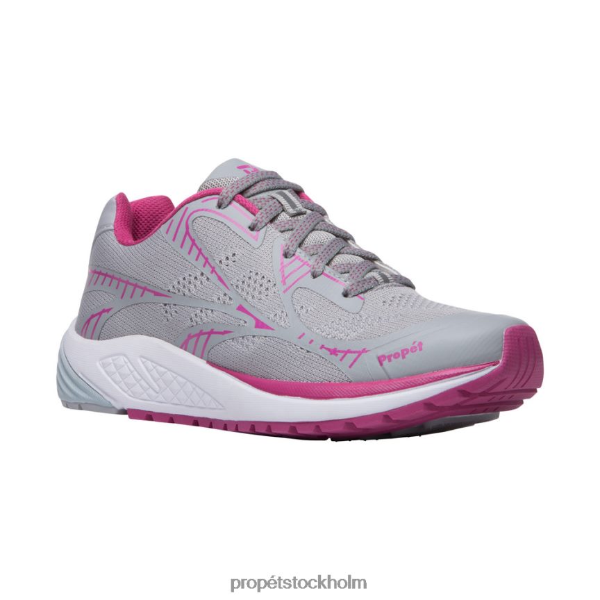 energisk kvinnor Propet 86NJ0H94 en lt grå bär/svart grå/lavendel grå/marinblå/röd/blå