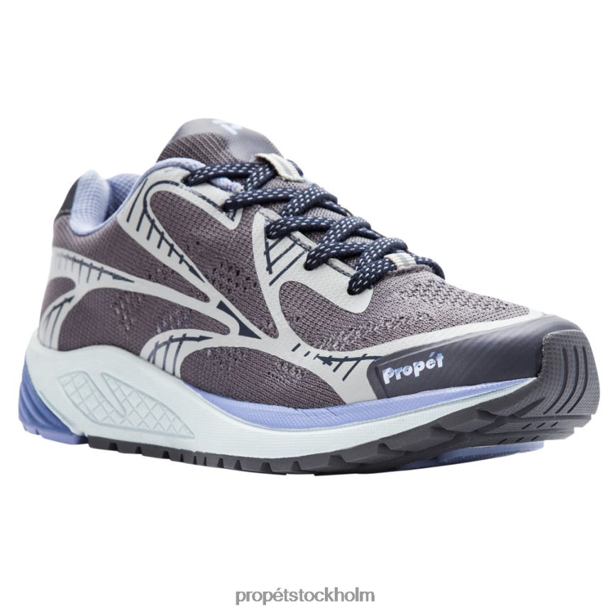 energisk kvinnor Propet 86NJ0H94 en lt grå bär/svart grå/lavendel grå/marinblå/röd/blå