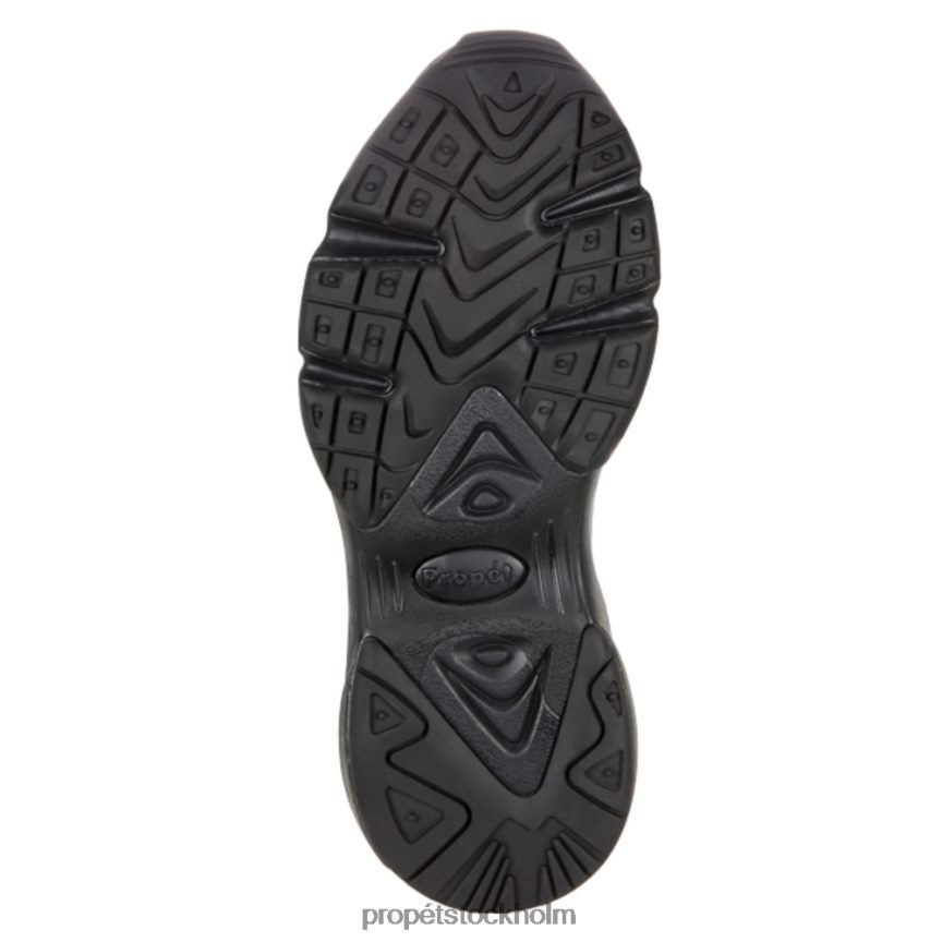 energisk kvinnor Propet 86NJ0H96 stabilitet rullatorrem svart vit