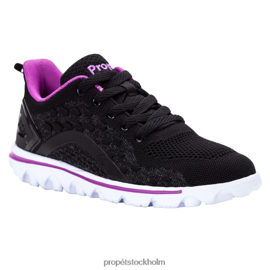 energisk kvinnor Propet 86NJ0H98 travelactiv axiell svart lila/grå lila/marinvit/taupe persika