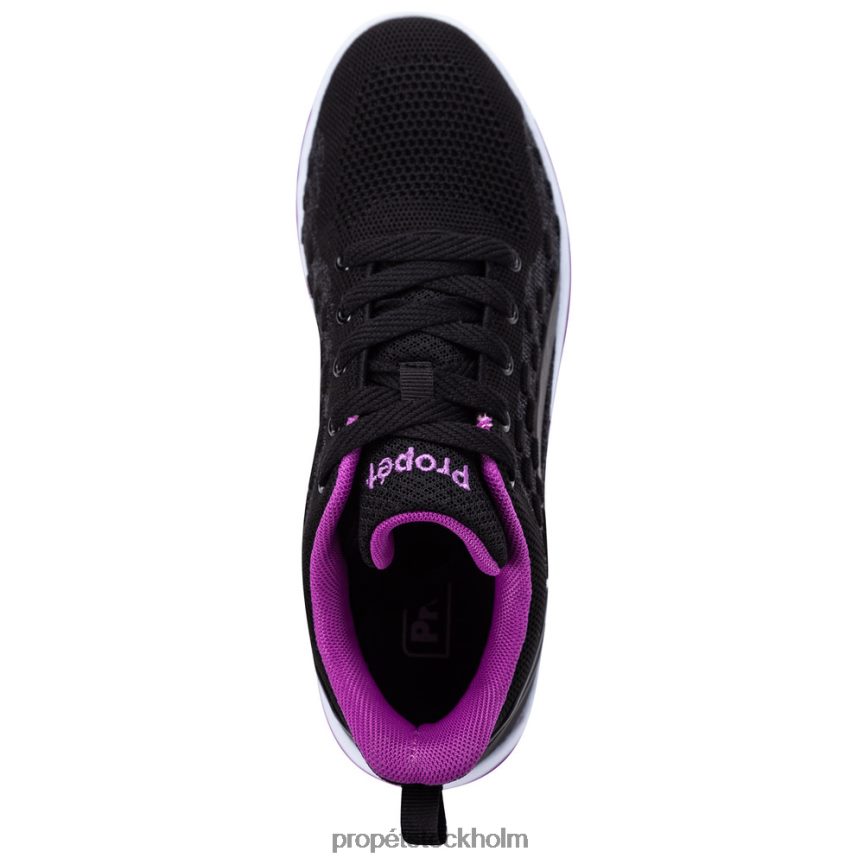 energisk kvinnor Propet 86NJ0H98 travelactiv axiell svart lila/grå lila/marinvit/taupe persika