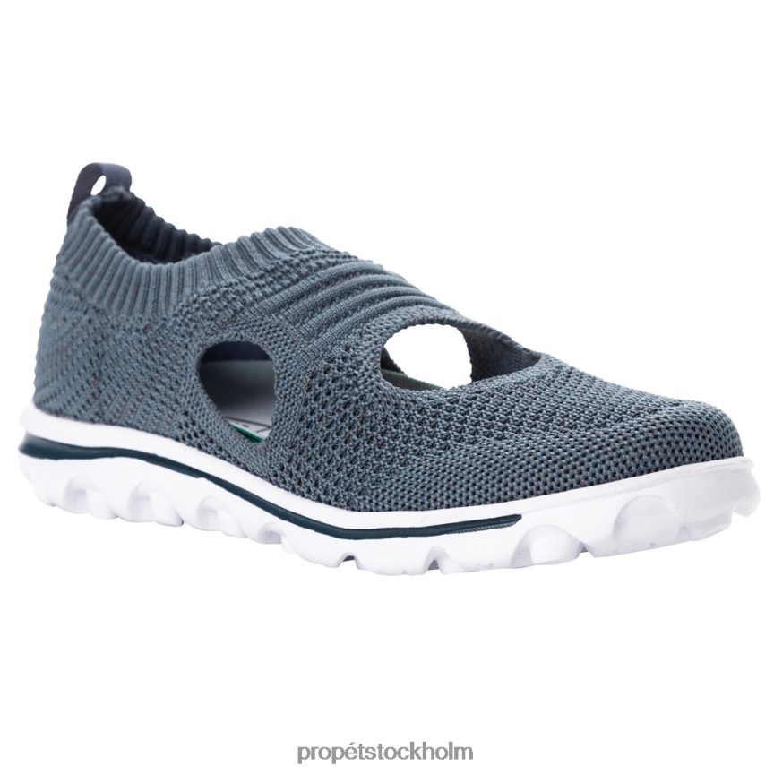 energisk kvinnor Propet 86NJ0H99 travelactive avid svart/denim/ljusgrå/rosa röd