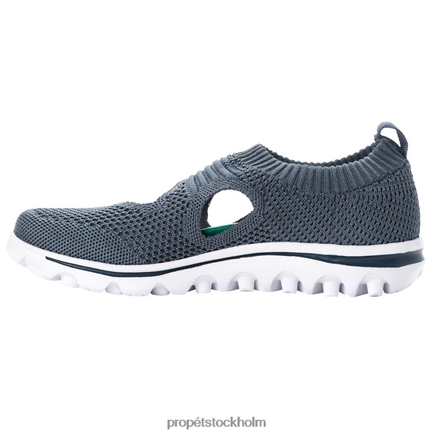 energisk kvinnor Propet 86NJ0H99 travelactive avid svart/denim/ljusgrå/rosa röd