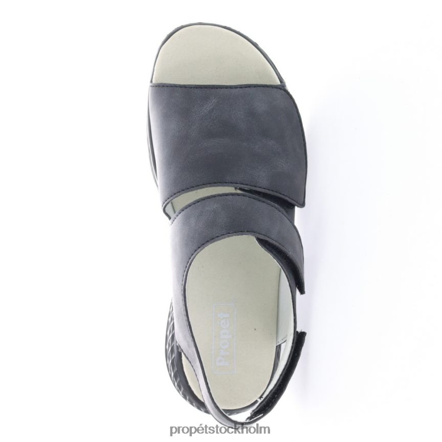 uppfriskande kvinnor Propet 86NJ0H127 travelactive scottsdale svart/grå