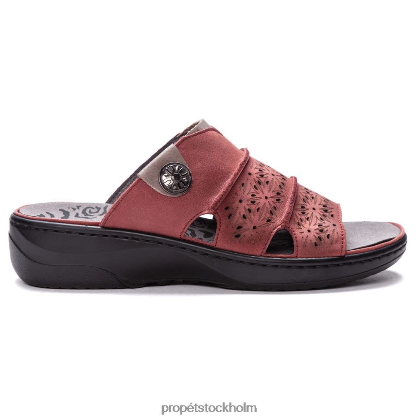 uppfriskande kvinnor Propet 86NJ0H134 gertie beige/svart/vinröd