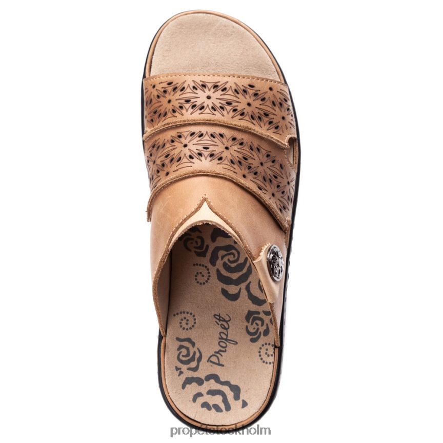 uppfriskande kvinnor Propet 86NJ0H134 gertie beige/svart/vinröd