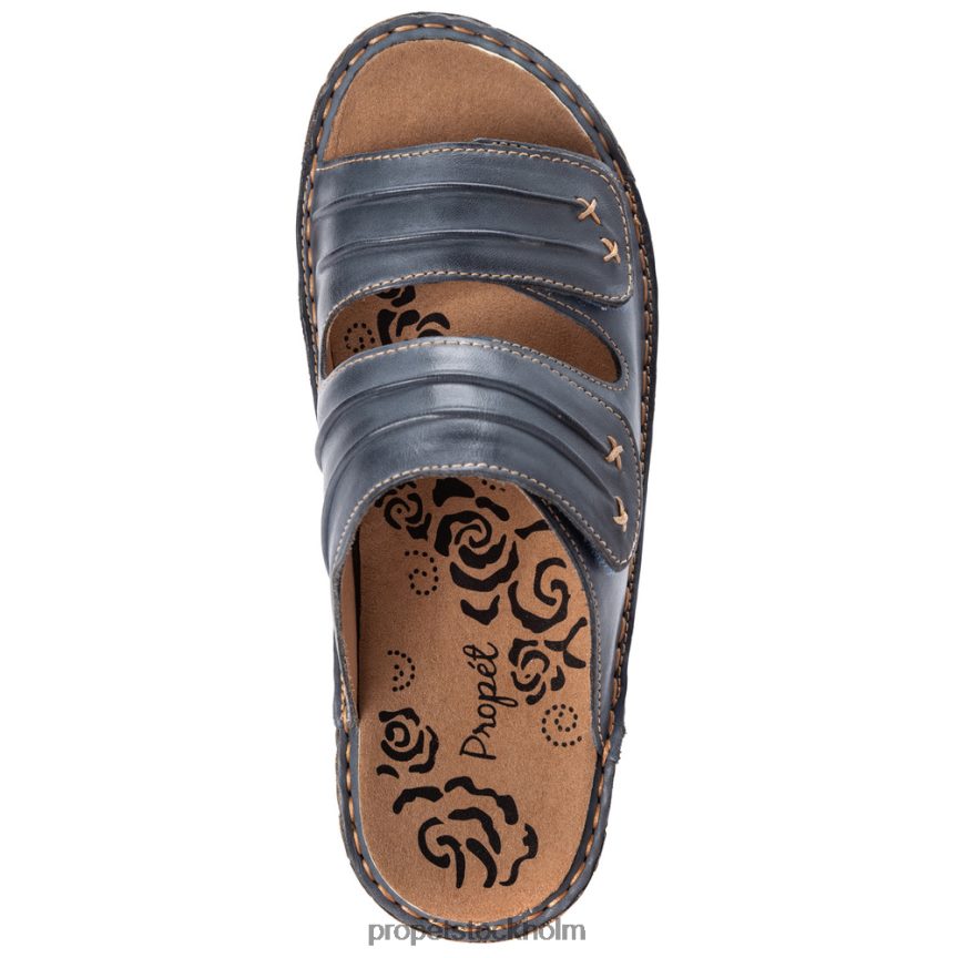 uppfriskande kvinnor Propet 86NJ0H135 juni svart/denim/röd/brun