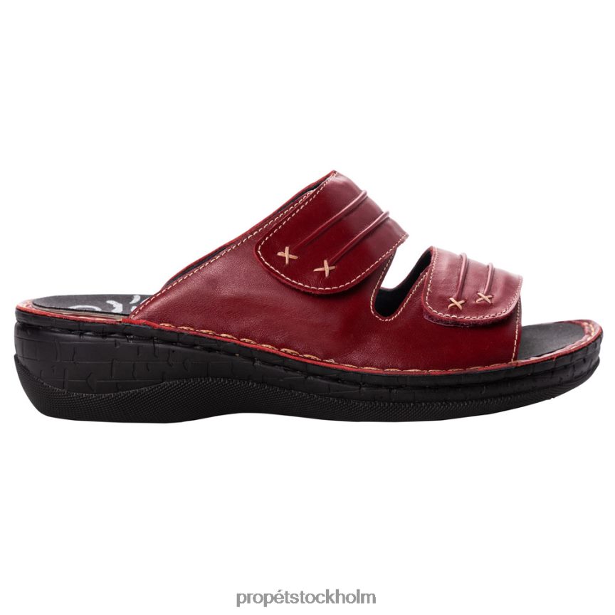 uppfriskande kvinnor Propet 86NJ0H135 juni svart/denim/röd/brun