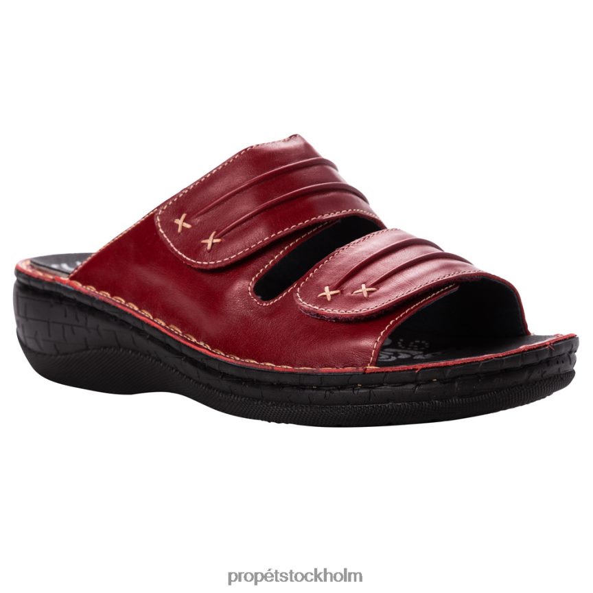 uppfriskande kvinnor Propet 86NJ0H135 juni svart/denim/röd/brun