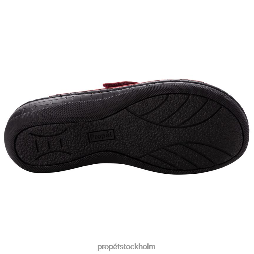 uppfriskande kvinnor Propet 86NJ0H135 juni svart/denim/röd/brun