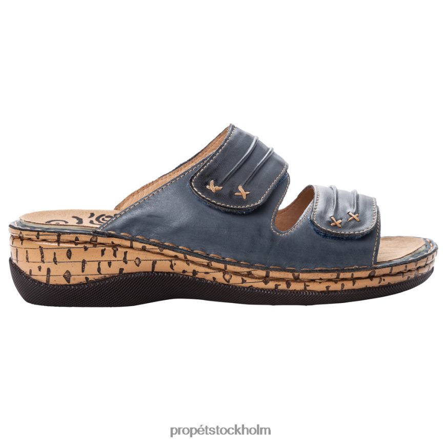 uppfriskande kvinnor Propet 86NJ0H135 juni svart/denim/röd/brun