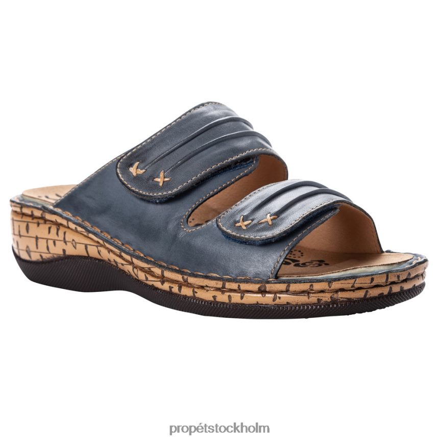 uppfriskande kvinnor Propet 86NJ0H135 juni svart/denim/röd/brun