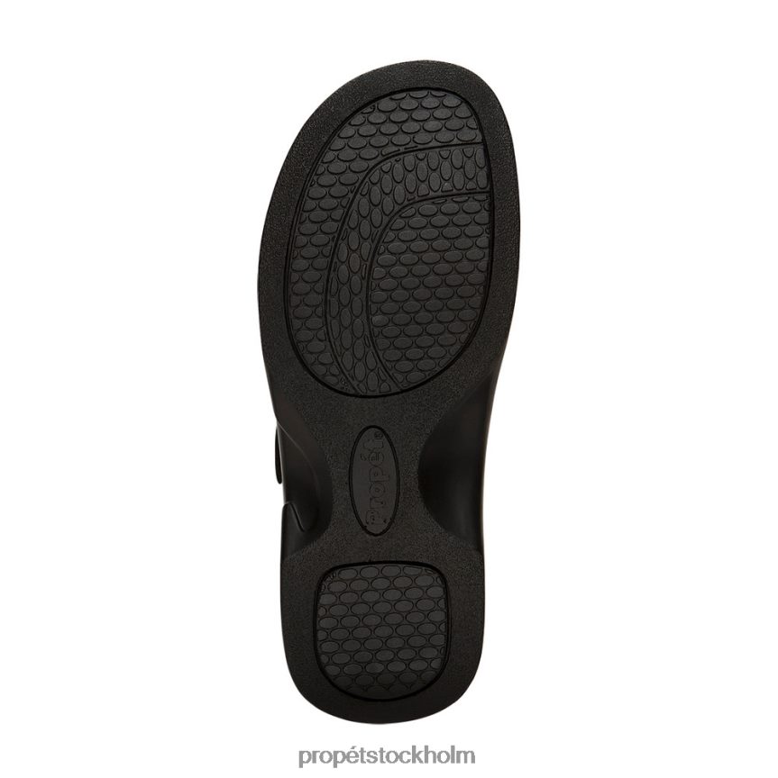 uppfriskande kvinnor Propet 86NJ0H136 fotrullator svart/dammig taupe nubuck/teak