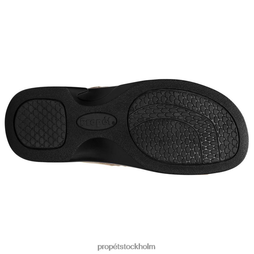 uppfriskande kvinnor Propet 86NJ0H136 fotrullator svart/dammig taupe nubuck/teak