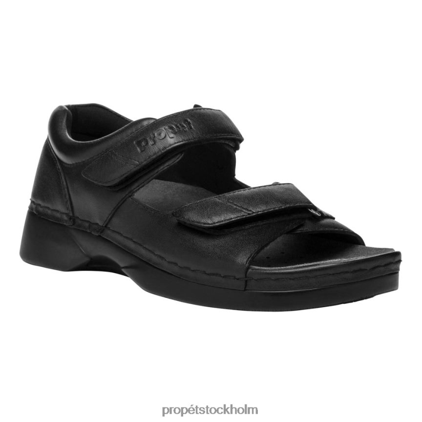 uppfriskande kvinnor Propet 86NJ0H136 fotrullator svart/dammig taupe nubuck/teak