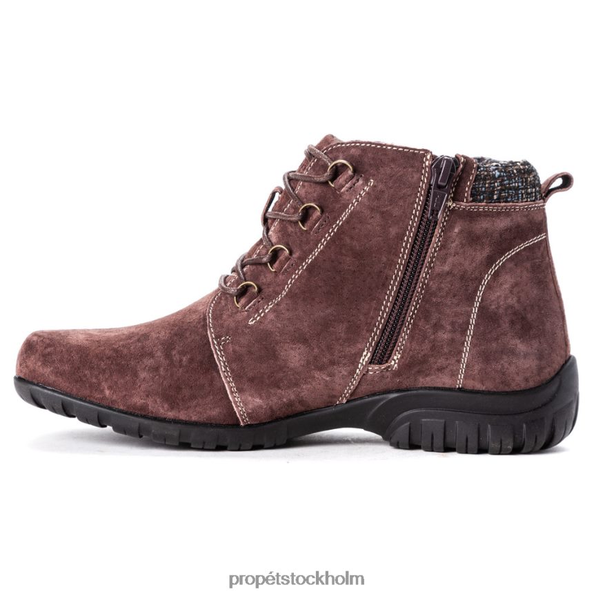 snygg kvinnor Propet 86NJ0H121 delaney mocka brun/svart mocka/grå/marinblå