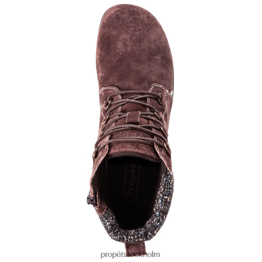 snygg kvinnor Propet 86NJ0H121 delaney mocka brun/svart mocka/grå/marinblå