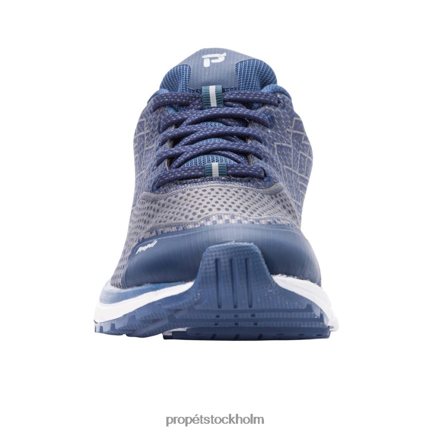 energisk män Propet 86NJ0H8 ett rödgrå/svart silver/maringrå