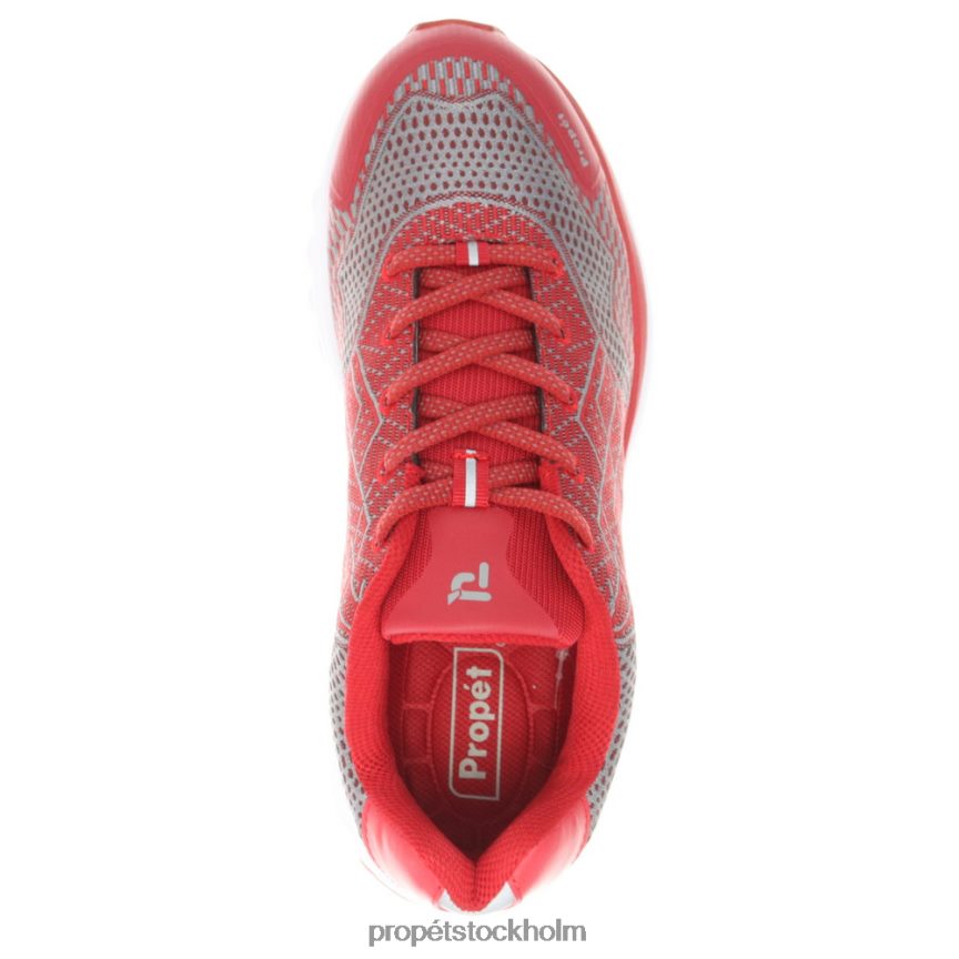 energisk män Propet 86NJ0H8 ett rödgrå/svart silver/maringrå