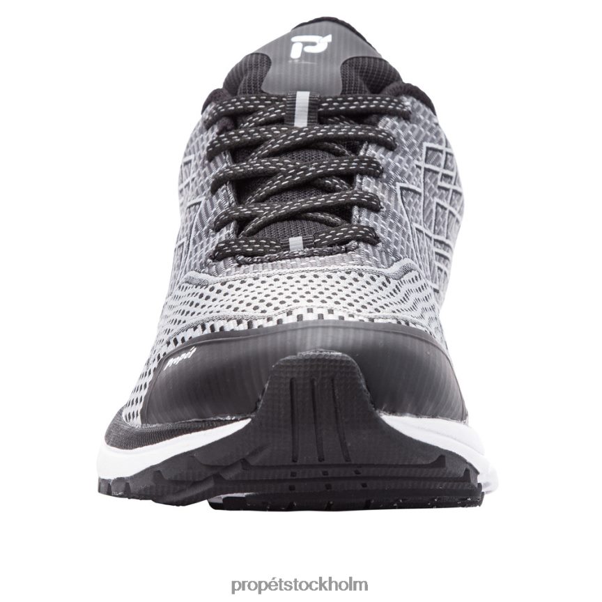 energisk män Propet 86NJ0H8 ett rödgrå/svart silver/maringrå