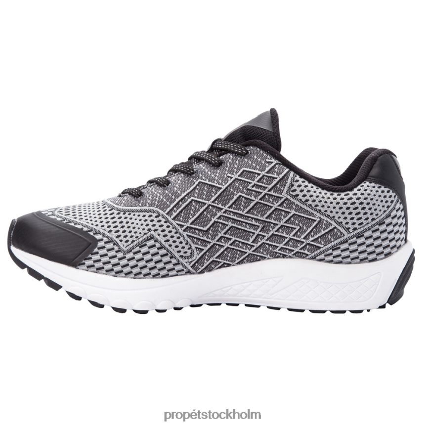 energisk män Propet 86NJ0H8 ett rödgrå/svart silver/maringrå