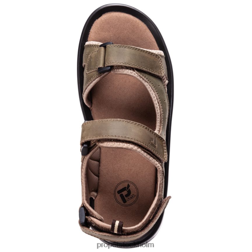 uppfriskande män Propet 86NJ0H71 daytona svart/brun/oliv