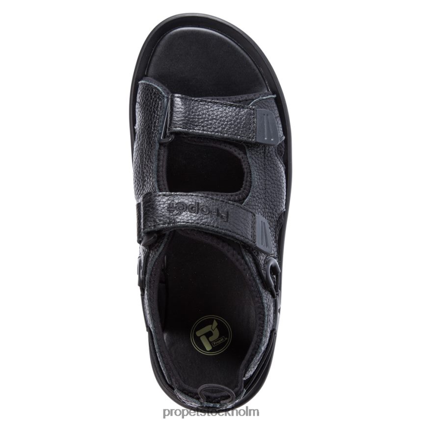 uppfriskande män Propet 86NJ0H73 surfwalker ii svart brun