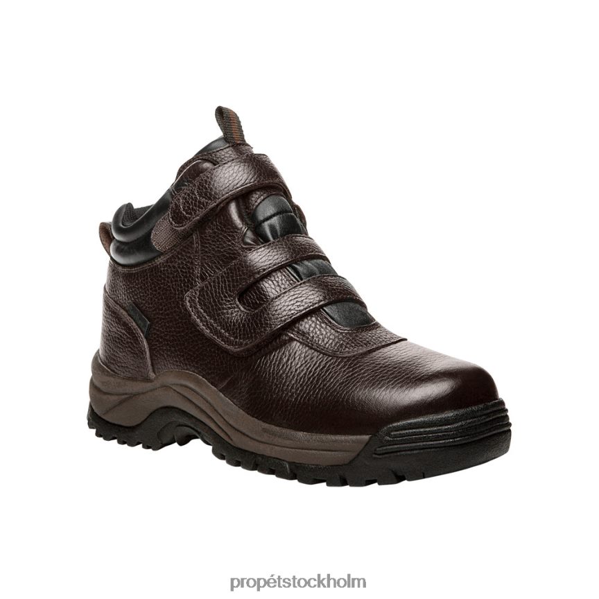 snygg män Propet 86NJ0H21 cliff walker rem svart/bronkobrun