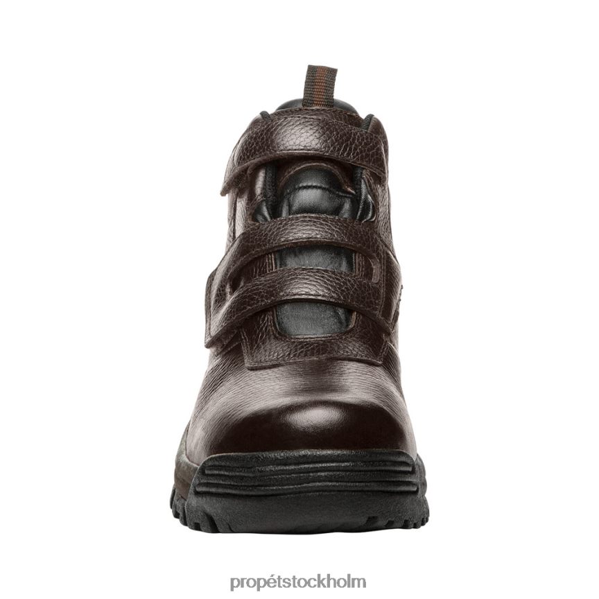 snygg män Propet 86NJ0H21 cliff walker rem svart/bronkobrun