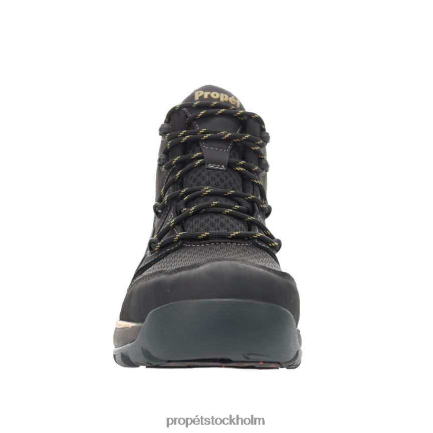 snygg män Propet 86NJ0H23 veymont svart röd/gråblå/gunsmoke orange/svart guld