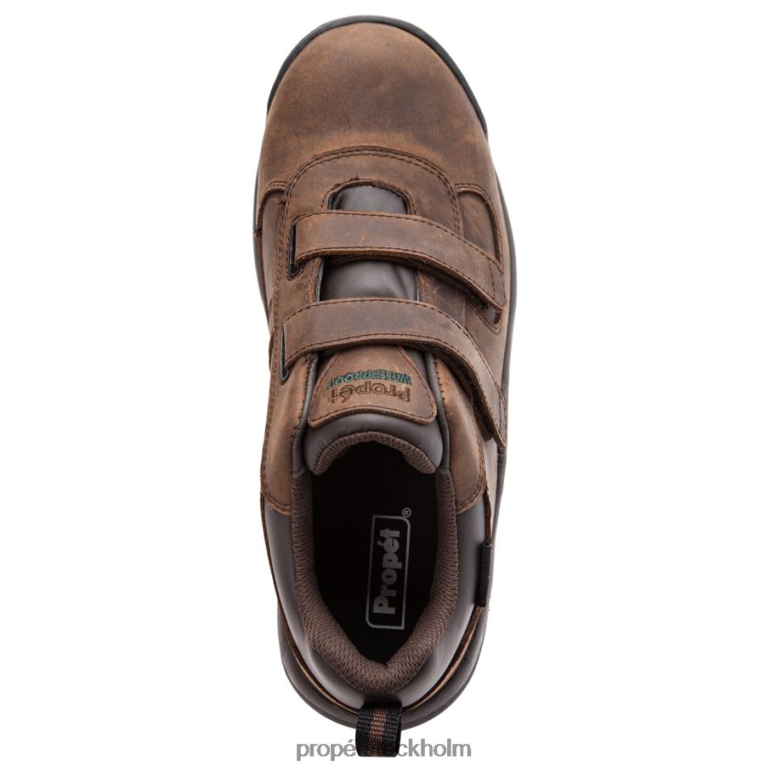 snygg män Propet 86NJ0H28 cliff walker låg rem brun galen häst/svart korn