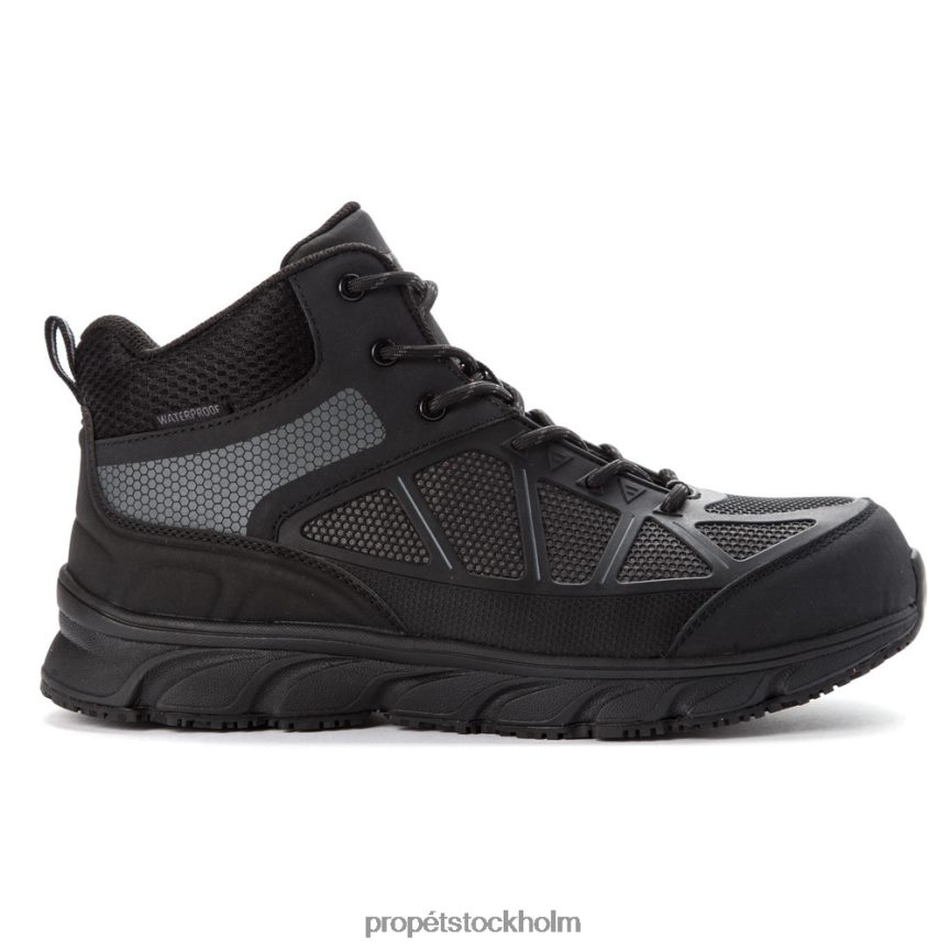 snygg män Propet 86NJ0H29 seeley hej mörkgrå svart