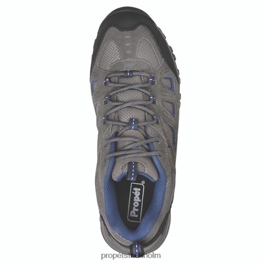 snygg män Propet 86NJ0H32 åsrullator låg gunsmoke orange/svart/brun/svart röd/gråblå