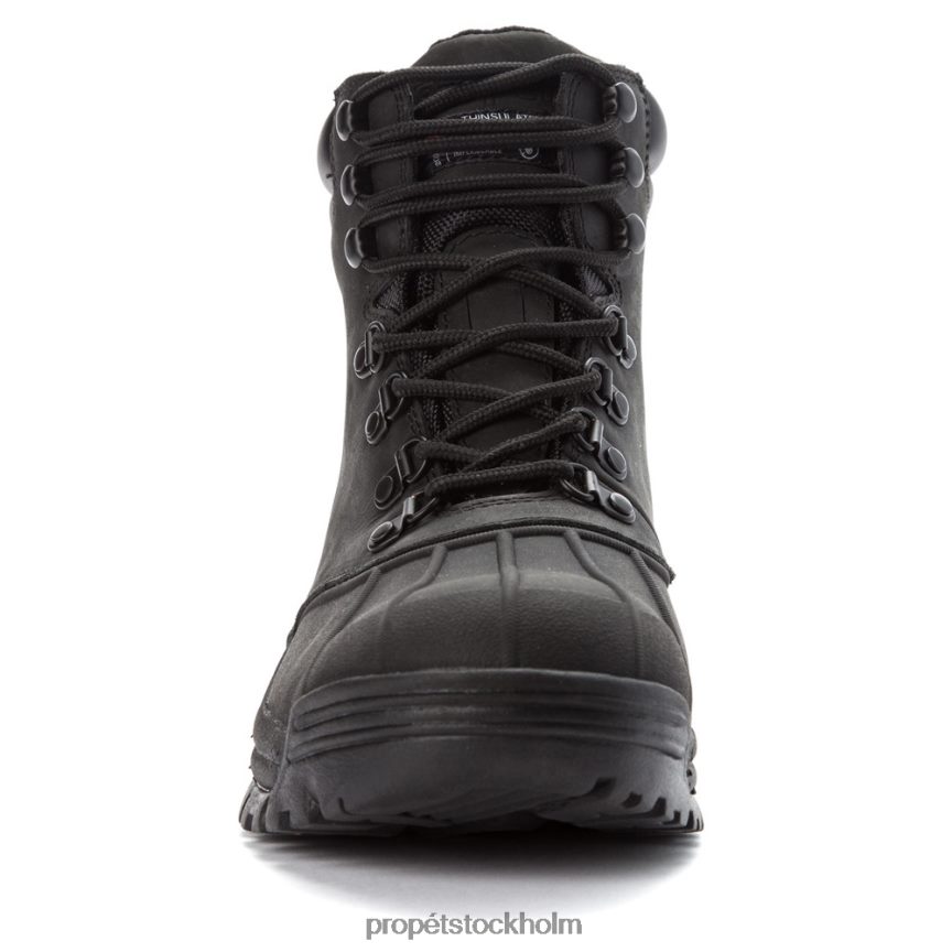 snygg män Propet 86NJ0H33 blizzard mid spets svart/brunsvart