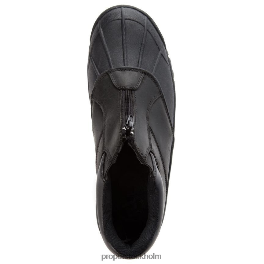 snygg män Propet 86NJ0H34 blizzard ankel dragkedja brun svart/svart