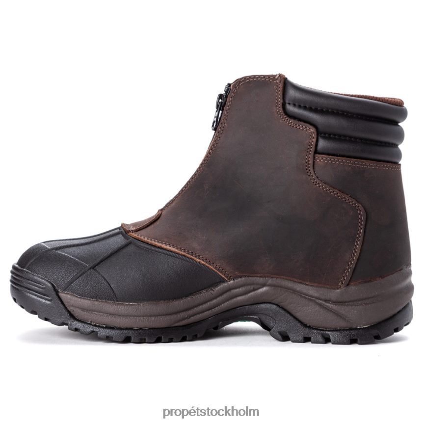 snygg män Propet 86NJ0H35 blizzard mid zip brun svart/svart