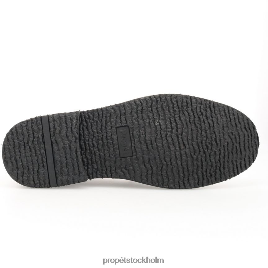 mysigt män Propet 86NJ0H44 finnläder svart/brun