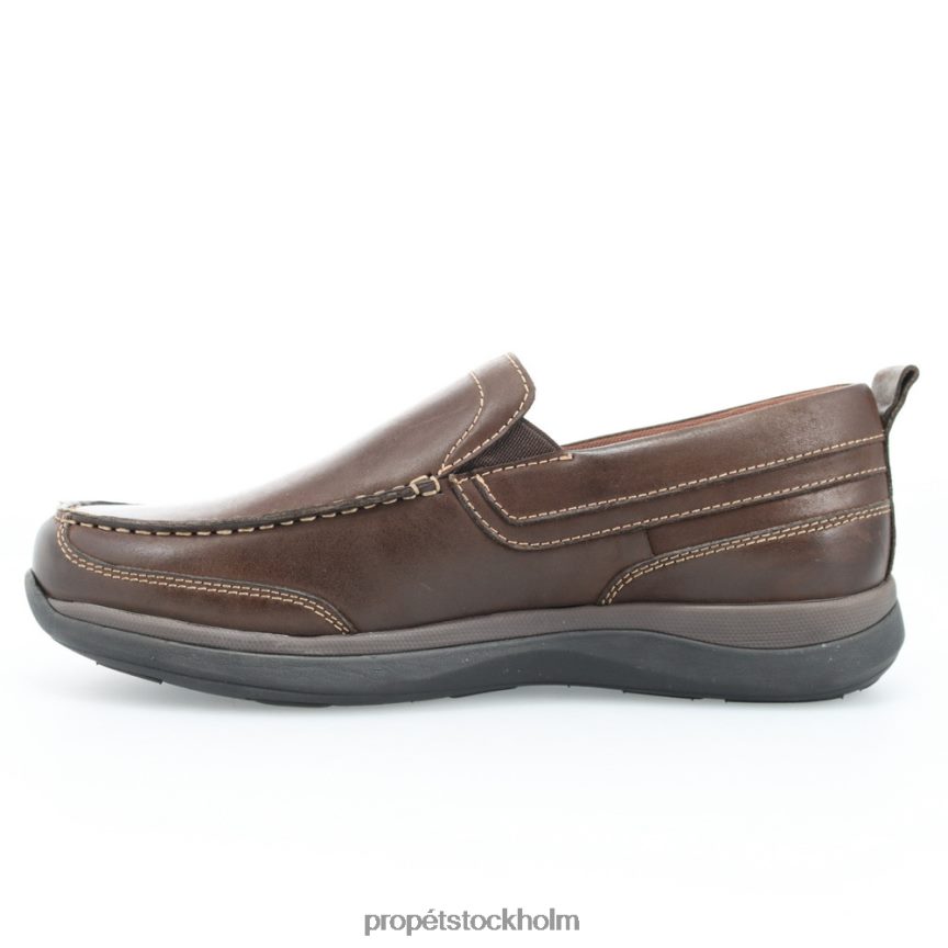 mysigt män Propet 86NJ0H48 preston kaffe/svart/marinblå